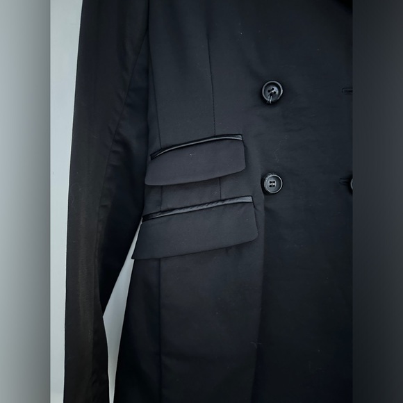 Mackage Hooded Coat with Leather Accent Sleeves - Picture 4 of 10